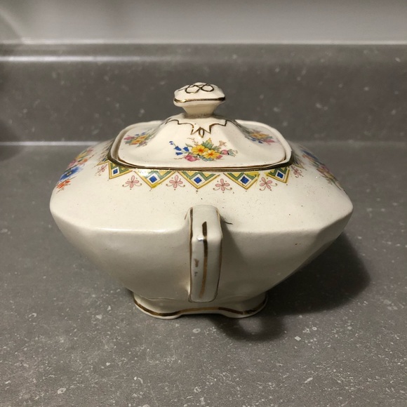 🇬🇧JOHN MADDOCK&SONS LTD, MADE IN ENGLAND, IVORY WARE, VINTAGE CREAM AND SUGAR. - Picture 8 of 16